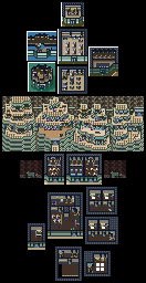 Thumbnail for a map of Eltz Gloucester Second Precinct for the SNES game Lennus II: Fuuin no Shito.