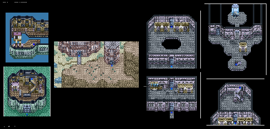 Thumbnail for a map of Eltz Petro's Castle for the SNES game Lennus II: Fuuin no Shito.