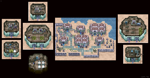Thumbnail for a map of Eltz San Felo for the SNES game Lennus II: Fuuin no Shito.