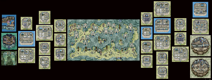Thumbnail for a map of Eltz Slums for the SNES game Lennus II: Fuuin no Shito.