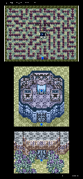 Thumbnail for a map of Eltz Temple Of Duran Duran for the SNES game Lennus II: Fuuin no Shito.