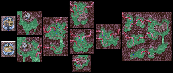 Thumbnail for a map of Eltz Zorban's Belly for the SNES game Lennus II: Fuuin no Shito.