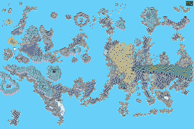 Thumbnail for a map of Great Union for the SNES game Lennus II: Fuuin no Shito.