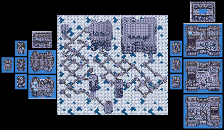 Thumbnail for a map of Lennus Aerial Fortress for the SNES game Lennus II: Fuuin no Shito.