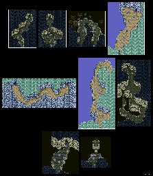 Thumbnail for a map of Lennus Corridor Of Earth for the SNES game Lennus II: Fuuin no Shito.