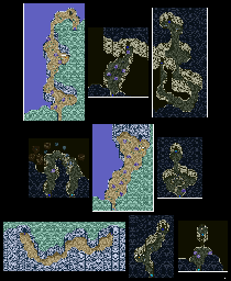 Thumbnail for a map of Lennus Corridor Of Light for the SNES game Lennus II: Fuuin no Shito.