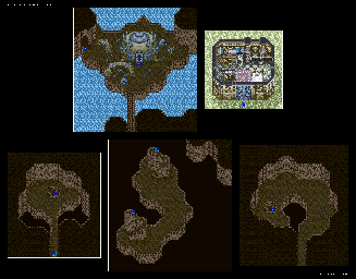 Thumbnail for a map of Lennus Daphne's Cave for the SNES game Lennus II: Fuuin no Shito.
