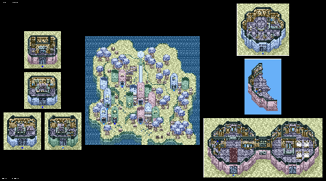 Thumbnail for a map of Lennus Jurayn for the SNES game Lennus II: Fuuin no Shito.