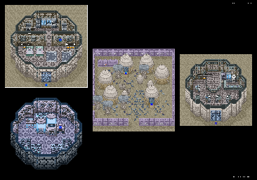 Thumbnail for a map of Lennus Karon for the SNES game Lennus II: Fuuin no Shito.