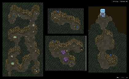 Thumbnail for a map of Lennus Undersea Cave for the SNES game Lennus II: Fuuin no Shito.