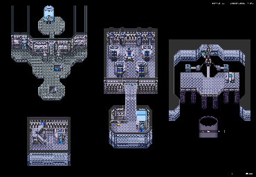 Thumbnail for a map of Nucleoplastic Cave for the SNES game Lennus II: Fuuin no Shito.
