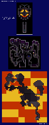 Thumbnail for a map of Demondragon Castle for the SNES game Light Fantasy.
