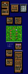 Thumbnail for a map of Gilts Village for the SNES game Light Fantasy.