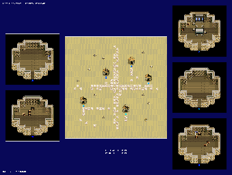 Thumbnail for a map of Kainun Village for the SNES game Light Fantasy.