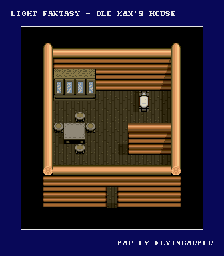 Thumbnail for a map of Old Man's House for the SNES game Light Fantasy.