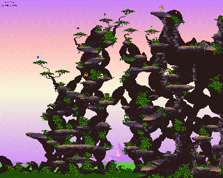 Thumbnail for a map of Level 01 - The Pridelands for the SNES game The Lion King.