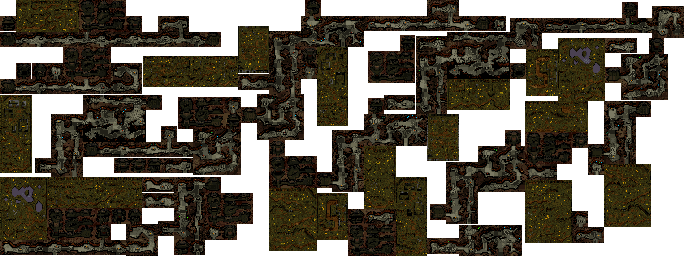 Thumbnail for a map of Barrow Downs (Lit) for the SNES game The Lord Of The Rings: Volume One.