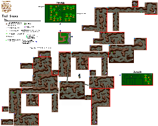 Thumbnail for a map of Troll Shaws for the SNES game The Lord Of The Rings: Volume One.