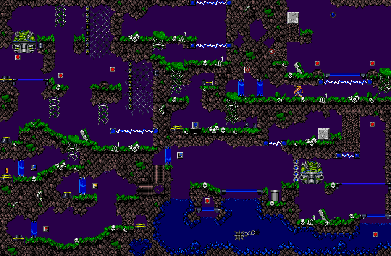 Thumbnail for a map of World 5 Area 6 (D4DY) for the SNES game The Lost Vikings II.
