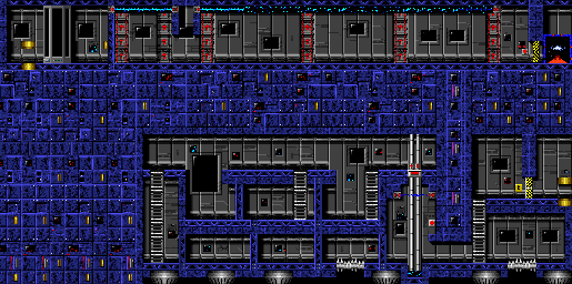 Thumbnail for a map of World 1 Area 4 (GRND) for the SNES game The Lost Vikings.