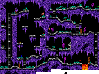 Thumbnail for a map of World 2 Area 2 (FL0T) for the SNES game The Lost Vikings.