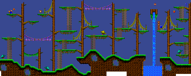 Thumbnail for a map of World 2 Area 3 (TRSS) for the SNES game The Lost Vikings.