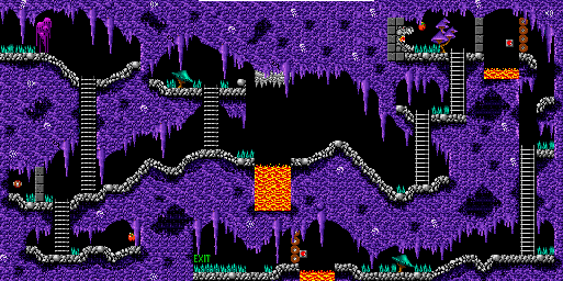 Thumbnail for a map of World 2 Area 4 (PRHS) for the SNES game The Lost Vikings.