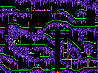 Thumbnail for a map of World 2 Area 5 (CVRN) for the SNES game The Lost Vikings.