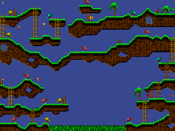 Thumbnail for a map of World 2 Area 6 (BBLS) for the SNES game The Lost Vikings.