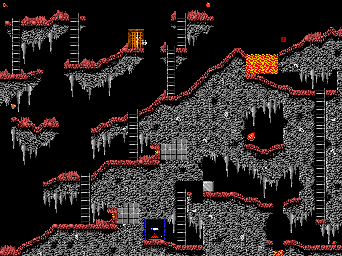 Thumbnail for a map of World 2 Area 7 (VLCN) for the SNES game The Lost Vikings.