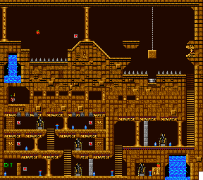Thumbnail for a map of World 3 Area 4 (SPKS) for the SNES game The Lost Vikings.