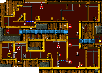 Thumbnail for a map of World 4 Area 2 (PLNG) for the SNES game The Lost Vikings.