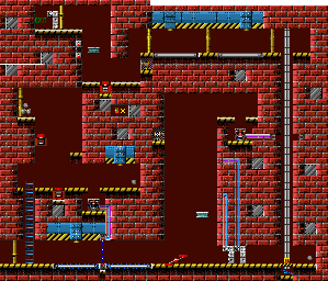Thumbnail for a map of World 4 Area 5 (CBLT) for the SNES game The Lost Vikings.
