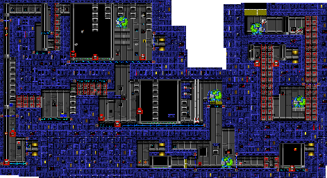 Thumbnail for a map of World 6 Area 4 (MSTR) for the SNES game The Lost Vikings.