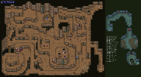 Thumbnail for a map of Arus Cave for the SNES game Lufia & The Fortress Of Doom.