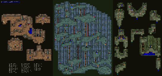 Thumbnail for a map of Cave To Glasdar Tower for the SNES game Lufia & The Fortress Of Doom.