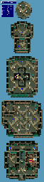 Thumbnail for a map of Green Tower for the SNES game Lufia & The Fortress Of Doom.