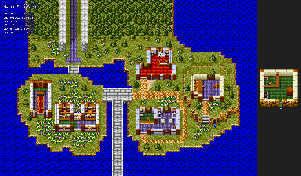 Thumbnail for a map of Herat for the SNES game Lufia & The Fortress Of Doom.