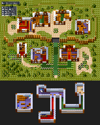 Thumbnail for a map of Linze for the SNES game Lufia & The Fortress Of Doom.