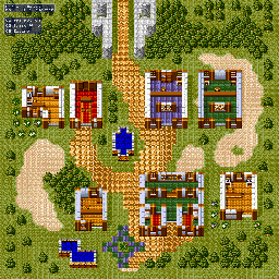 Thumbnail for a map of Medan for the SNES game Lufia & The Fortress Of Doom.