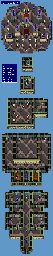 Thumbnail for a map of North Tower for the SNES game Lufia & The Fortress Of Doom.