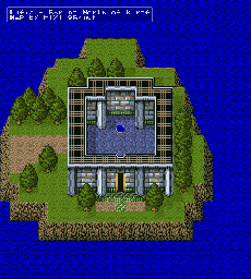 Thumbnail for a map of Shrine North Of Kirof for the SNES game Lufia & The Fortress Of Doom.