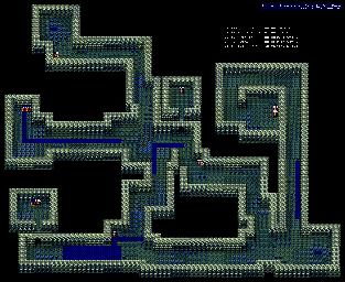 Thumbnail for a map of Underwater Cave To Oil Cave for the SNES game Lufia & The Fortress Of Doom.