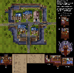 Thumbnail for a map of Alunze Kingdom for the SNES game Lufia II: Rise Of The Sinistrals.