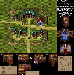 Thumbnail for a map of Clamento for the SNES game Lufia II: Rise Of The Sinistrals.