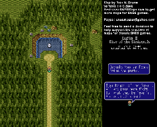 Thumbnail for a map of Foomy Woods for the SNES game Lufia II: Rise Of The Sinistrals.