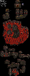Thumbnail for a map of Ruby Cave for the SNES game Lufia II: Rise Of The Sinistrals.