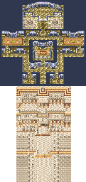 Thumbnail for a map of Castle Emeraude for the SNES game Magic Knight Rayearth.