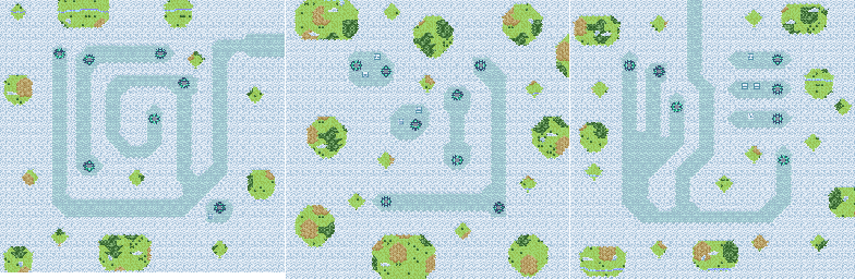Thumbnail for a map of Maze Of Wind for the SNES game Magic Knight Rayearth.