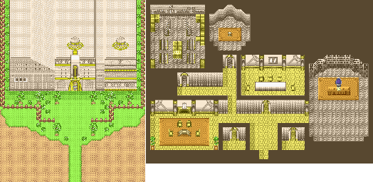 Thumbnail for a map of Presea's House for the SNES game Magic Knight Rayearth.